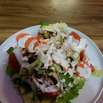 Chelio's Diner - The dinner salad I made from their salad bar topped with their ranch dressing. - Diners Near Me - Oklahoma City, Oklahoma Chelio's Diner - The dinner salad I made from their salad bar topped with their ranch dressing. - Diners Near Me - Oklahoma City, Oklahoma