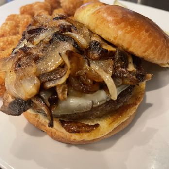 Roots Eatery and Pub - Mushroom burger - Pubs Near Me - Wolcott, Indiana Roots Eatery and Pub - Mushroom burger - Pubs Near Me - Wolcott, Indiana