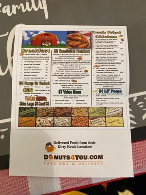 Menu photo 8 Chicken Coop Country Diner Corolla, NC