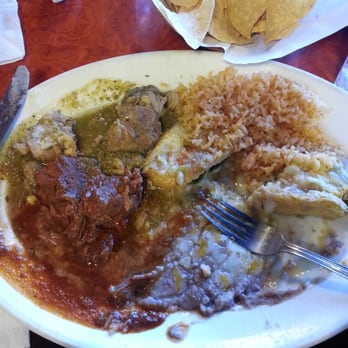 Casa Jimenez - I ordered the "pick 3- all you can eat". I chose green chilie, chilie colorado, and chile relleno. - Mexican Near Me - Monrovia, California Casa Jimenez - I ordered the "pick 3- all you can eat". I chose green chilie, chilie colorado, and chile relleno. - Mexican Near Me - Monrovia, California