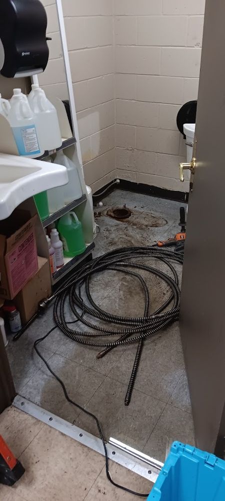 Slide of Pm drain cleaning