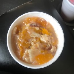 Peach cobbler