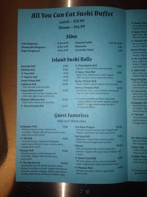 Menu photo 7 Island Sushi Appleton, WI