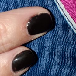 Paris Nails Spa - Rough edges and my manicure sucks. Look at my skin.