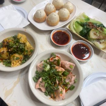 Happy Bao's - Spicy Chili Wontons (6Pc) Bok Choy Sheng Jian Bao Combo (6Pcs) Spicy Chili Dumplings (8Pc) - Chinese Near Me - Mesa, Arizona