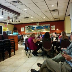 Make sure your entire party is with you or you won't be seated.
