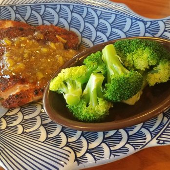 Aunt Catfish's - BLACKENED SALMON WITH BROCCOLI - Southern Near Me - Port Orange, Florida