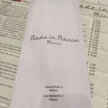 Piade in Piazza - Cafes Near Me - Milan, Michigan