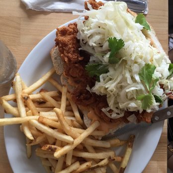 Over Easy - Fried chicken sandwich is huge and delicious!!! - Breakfast & Brunch Near Me - Kailua, Hawaii Over Easy - Fried chicken sandwich is huge and delicious!!! - Breakfast & Brunch Near Me - Kailua, Hawaii
