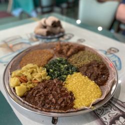 Axum Ethiopian Restaurant - The Chef's Recommendation combo