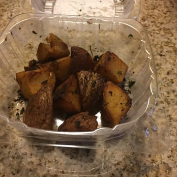 Pita Jungle - We ordered the side of potatoes and got this - 10 SMALL chunks of potatoes. - Mediterranean Near Me - Gilbert, Arizona