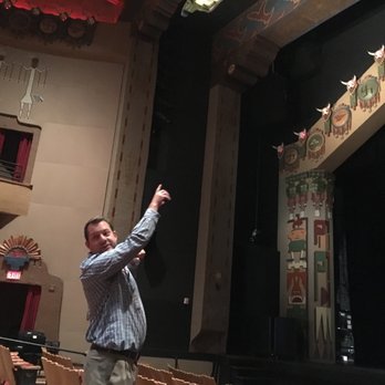 KiMo Theatre - Tour leader describes the theater construction - Music Venues Near Me - Albuquerque, New Mexico