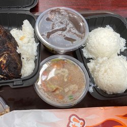 Grill City - For 3 people: grilled tilapia + pancit, dinuguan + igado, chicken bbq (buy 4 get 1 free), longanisa. $60!