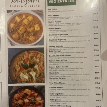 Sangam Indian Cuisine - Veg entrees - Indian Near Me - Cockeysville, Maryland