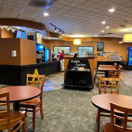 the inside of a restaurant