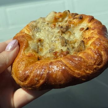 Tous Les Jours - Mushroom onion and cheese pastry - Coffee & Tea Near Me - Jacksonville, Florida