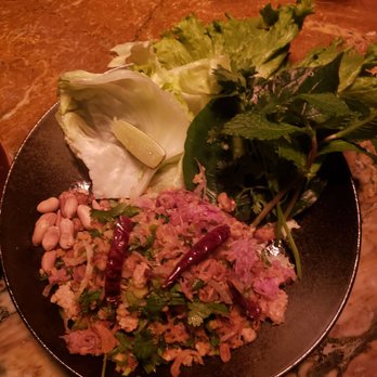 Lao Lao Bar - Nam Khao, Crispy Coconut Rice Salad - Laotian Near Me - Toronto, Ontario