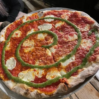 Rubirosa - 14 inch (6 slices) tie dye pizza - Italian Near Me - New York, New York Rubirosa - 14 inch (6 slices) tie dye pizza - Italian Near Me - New York, New York