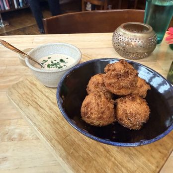 9th Street Bistro - Hush puppies (something fried special) - Modern European Near Me - Noblesville, Indiana 9th Street Bistro - Hush puppies (something fried special) - Modern European Near Me - Noblesville, Indiana