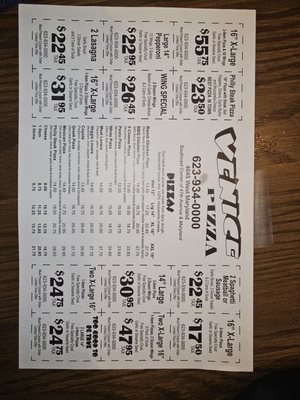 Menu photo 1 Venice Pizza Glendale, AZ Menu photo 1 Venice Pizza Glendale, AZ