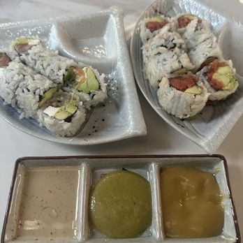Joyce's Sushi - Sushi (Philly Roll & Spicy Tuna Roll) & Sauces - Japanese Near Me - Rancho Mirage, California Joyce's Sushi - Sushi (Philly Roll & Spicy Tuna Roll) & Sauces - Japanese Near Me - Rancho Mirage, California