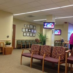 South Shore Orthopedics - Waiting area is large with TV's.