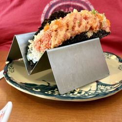 Sushi taco... who would have guessed. Really good.