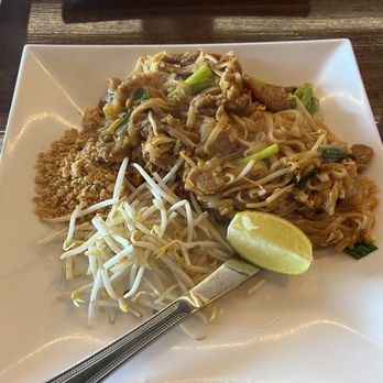 Nom’s Kitchen - Beef N1. Pad Thai - Thai Near Me - Corp Christi, Texas