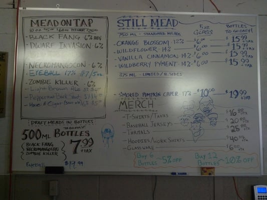 Menu photo 8 B. Nektar Meadery Ferndale, MI Menu photo 8 B. Nektar Meadery Ferndale, MI