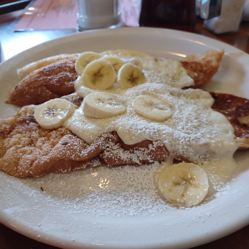 Elizabeth's Restaurant - Banana Foster French Toast ($9 for this half order) - Southern Near Me - New Orleans, Louisiana Elizabeth's Restaurant - Banana Foster French Toast ($9 for this half order) - Southern Near Me - New Orleans, Louisiana