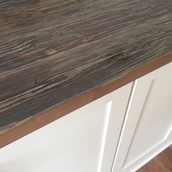 Old Wood Delaware - Closeup of the boardwalk top. Very lightly stained, satin finish varnish, nail holes filled in but not the grain. - Home Decor Near Me - Harbeson, Delaware