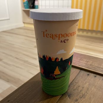 Teaspoons & Co. - Guava matcha ($6.70) - Bubble Tea Near Me - Burnaby, British Columbia
