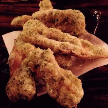 Ramen Jin - Tempura Chikuwa ($3.5): fish cake fried in tempura batter, served with sea salt - Ramen Near Me - Houston, Texas Ramen Jin - Tempura Chikuwa ($3.5): fish cake fried in tempura batter, served with sea salt - Ramen Near Me - Houston, Texas