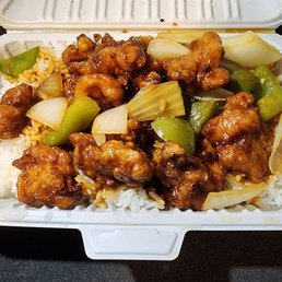 Chili Chicken on Rice / 辣子鸡饭