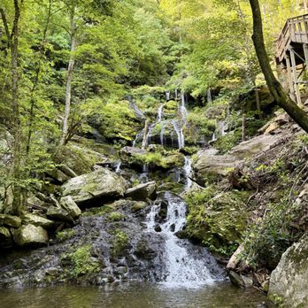 Catawba Falls - Lower falls - Hiking Near Me - Old Fort, North Carolina