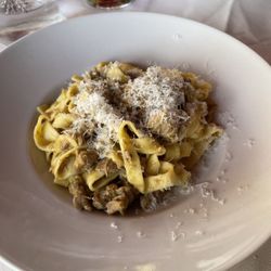 Agriteca - Tagliatelle with duck ragout. Very generous with the duck meat!