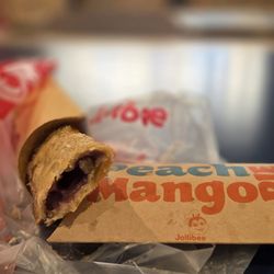 Jollibee - Peach mango pie, Ube pie