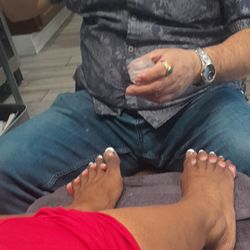 Essential Lash Nail Spa - Paul did a fantastic job...I should model my feet on...NEVERMIND