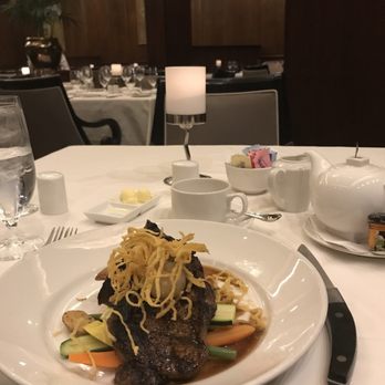Parker's Restaurant - Pre fix steak not the overwhelming size that ends up wasted in your hotel room. I was so stuffed I could not finish dessert. - New American Near Me - Boston, Massachusetts