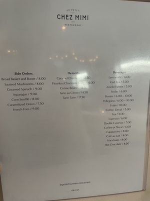 Menu photo 2 Le Petit Chez Mimi Santa Monica, CA Menu photo 2 Le Petit Chez Mimi Santa Monica, CA