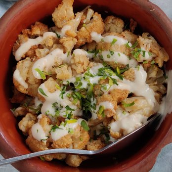 Dar525 - Pan Fried Cauliflower ($6) - Middle Eastern Near Me - Brooklyn, New York Dar525 - Pan Fried Cauliflower ($6) - Middle Eastern Near Me - Brooklyn, New York