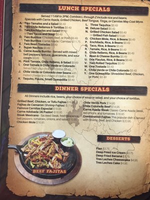 Menu photo 6 Luis's Mexican Restaurant Eureka, CA Menu photo 6 Luis's Mexican Restaurant Eureka, CA