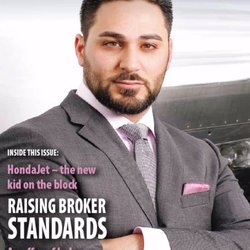 Air Charter Advisors - ACA on the cover of Charter Broker Magazine