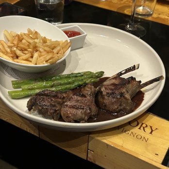 The Cave - Grilled Australian Lamb Chops - Wine Bars Near Me - Ventura, California The Cave - Grilled Australian Lamb Chops - Wine Bars Near Me - Ventura, California