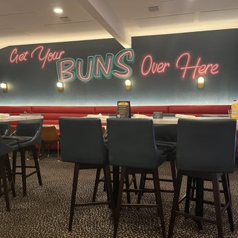 Fun Buns - 1 of the seating areas - Food Trucks Near Me - Spring Branch, Texas