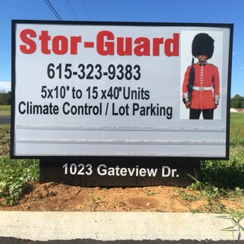 StorGuard Storage Facility - Our sign and logo - Self Storage Near Me - Portland, Tennessee