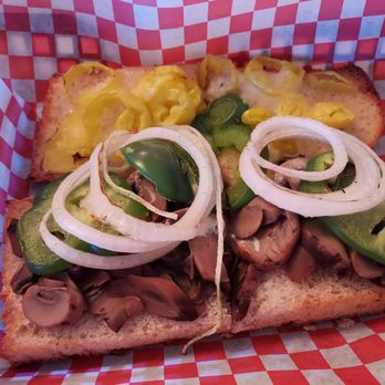 Boardwalk Cafe - Not much to this sandwich when you leave the cheese off. Pics taken before I bit into hot coagulated mayo. Ick. - Pizza Near Me - Peru, Indiana