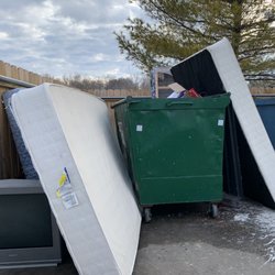 Sundance Paola Apartments - Disgusting dumpster area always looks like this