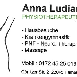 Physiotherapie-Hausbesuche Anna Ludian