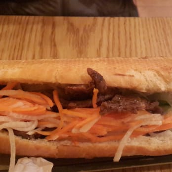 Pho & Spice - Sandwich with BBQ beef - Vietnamese Near Me - Waltham, Massachusetts Pho & Spice - Sandwich with BBQ beef - Vietnamese Near Me - Waltham, Massachusetts